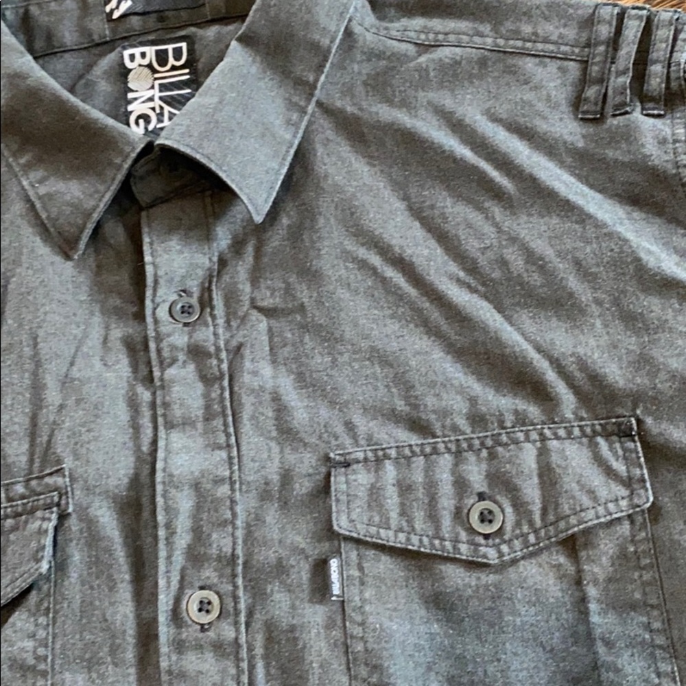 BILLABONG Large Button Front Shirt - Picture 4 of 5
